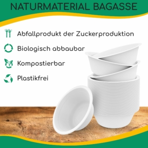 greenli Einweg Suppenschalen Eigenschaften biologisch abbaubar - 500ml